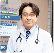 いりたに内科クリニックの院長を務めます、入谷栄一です